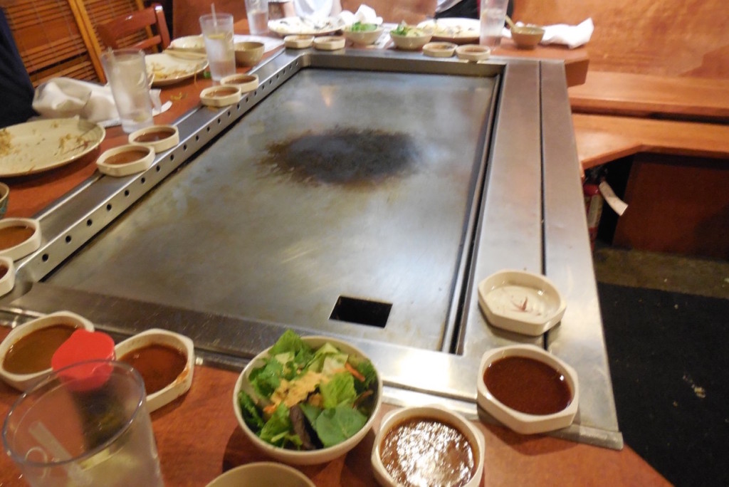 Fuji Restaurant's Hibachi grill.
